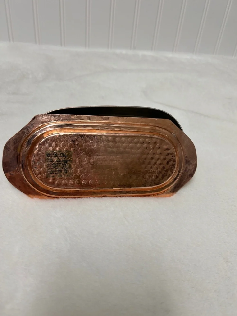 Williams Sonoma copper butter dish